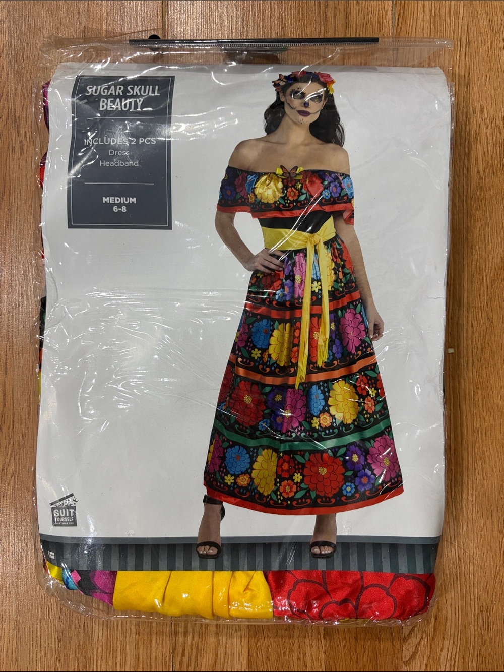 Women's Halloween Costume Sugar Skull Beauty